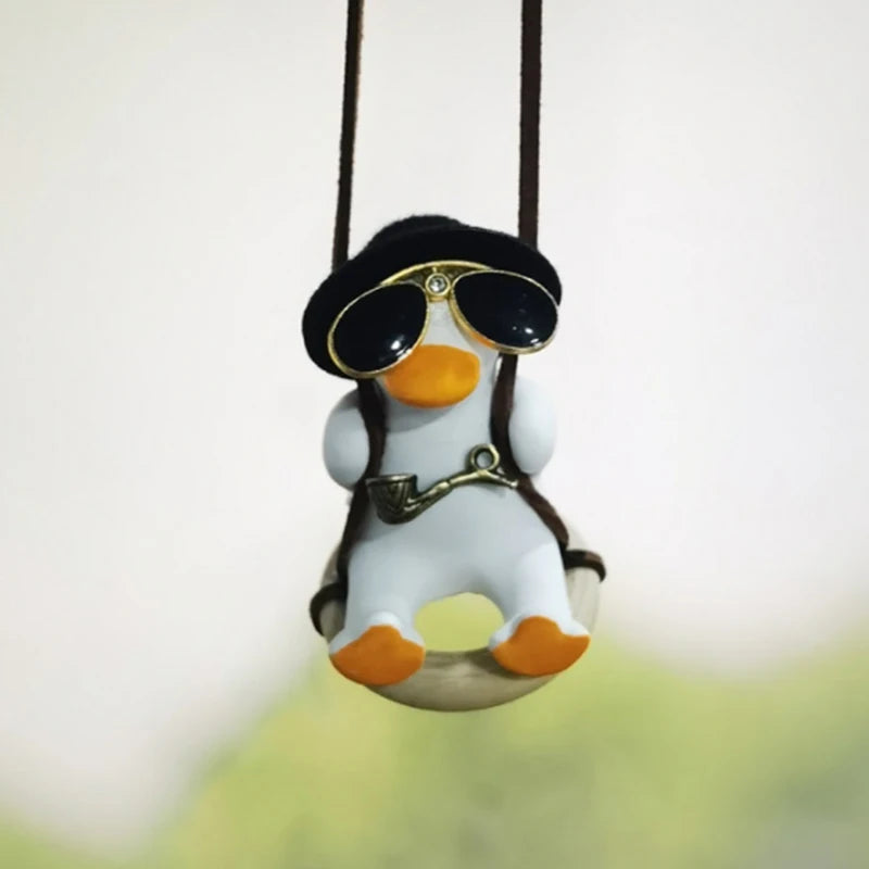 Swinging Duck for Car Rearview Mirror