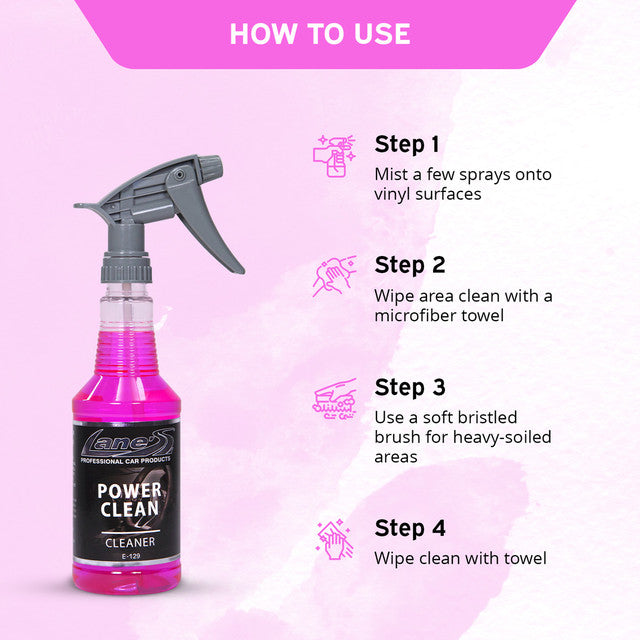 Power Clean Auto Vinyl Cleaner