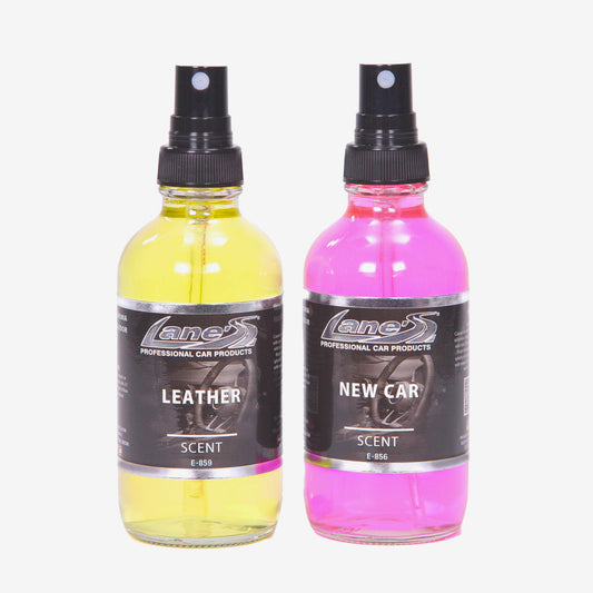 Auto Interior Spray Leather & New Car Scented 2-Pack