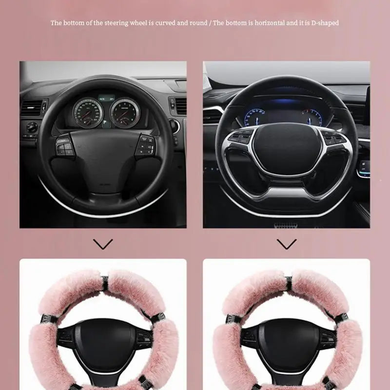 Fuzzy Steering Wheel Cover