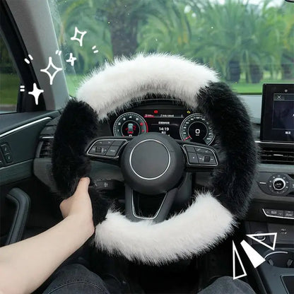 Luxury Plush Steering Wheel Cover