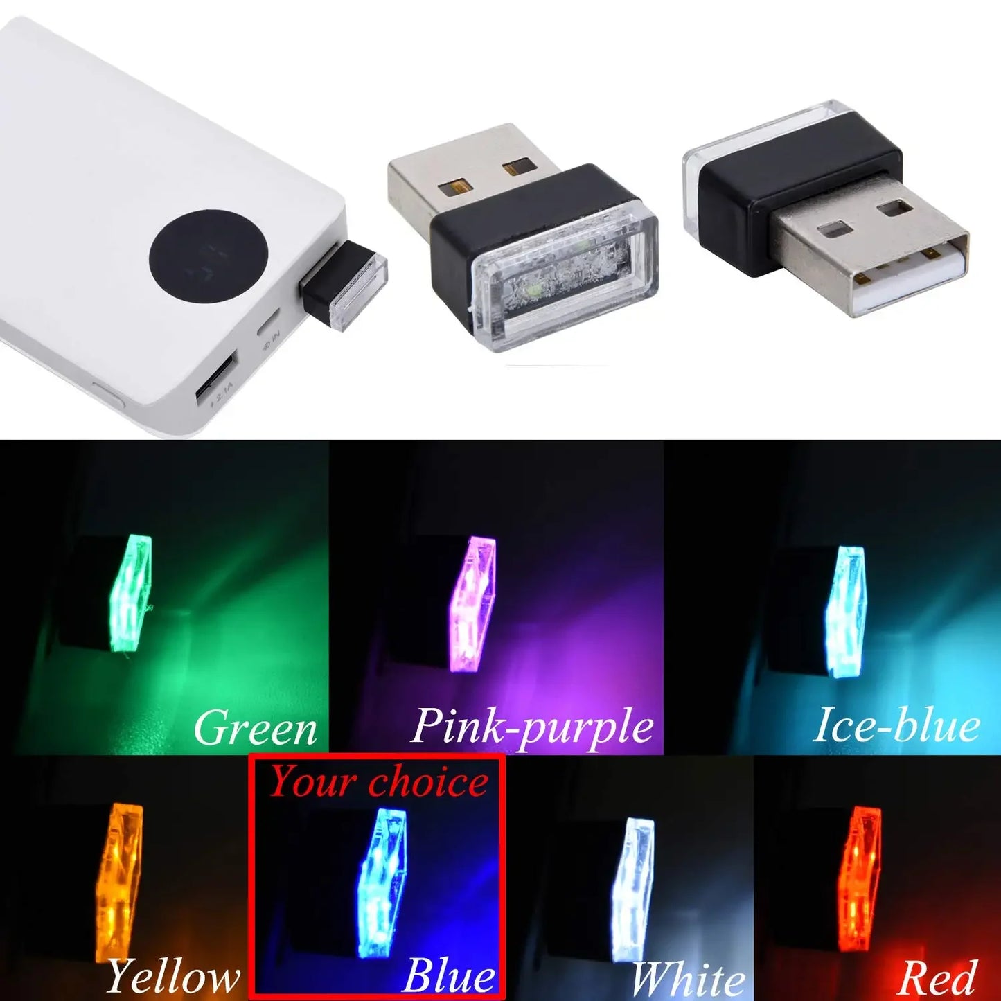 USB LED Light for Car