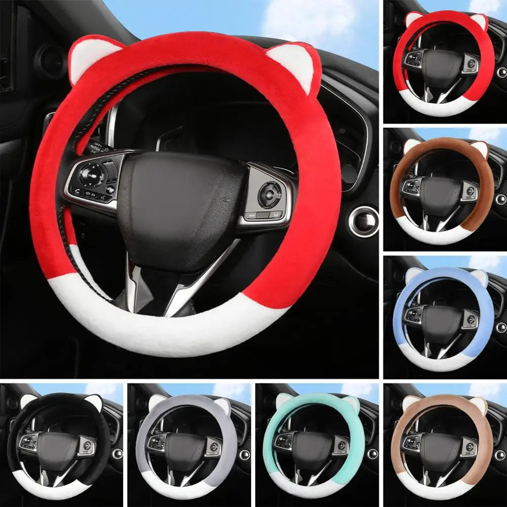 Furries Theme Cartoon Steering Wheel Cover