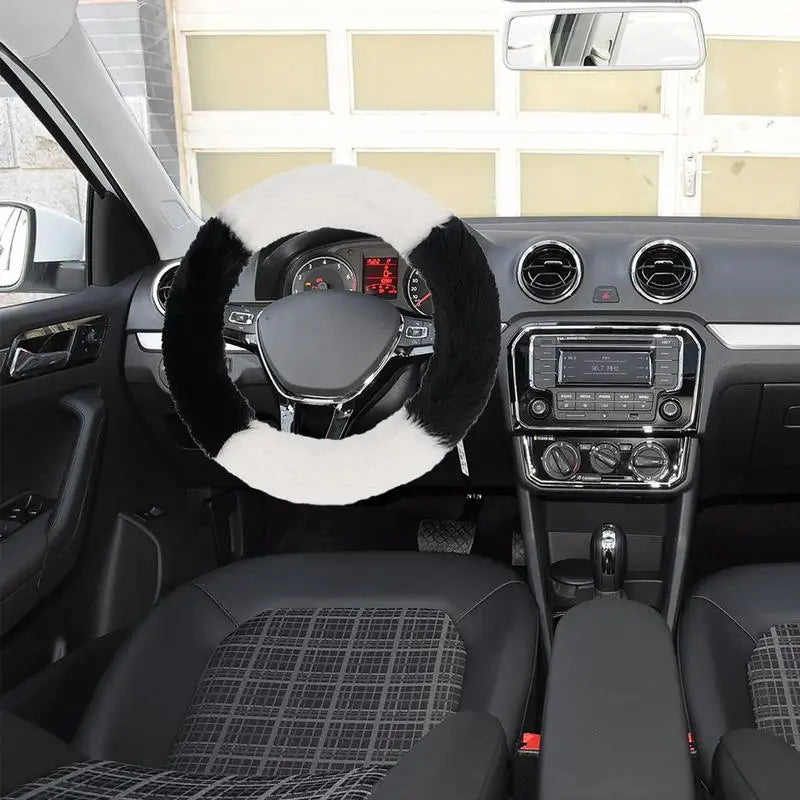 Luxury Plush Steering Wheel Cover