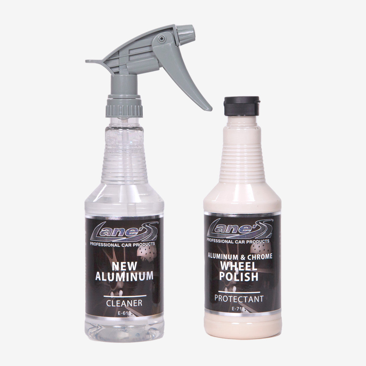 Automotive Aluminum Wheel Polish & Aluminum Wheel Cleaner Kit-16oz