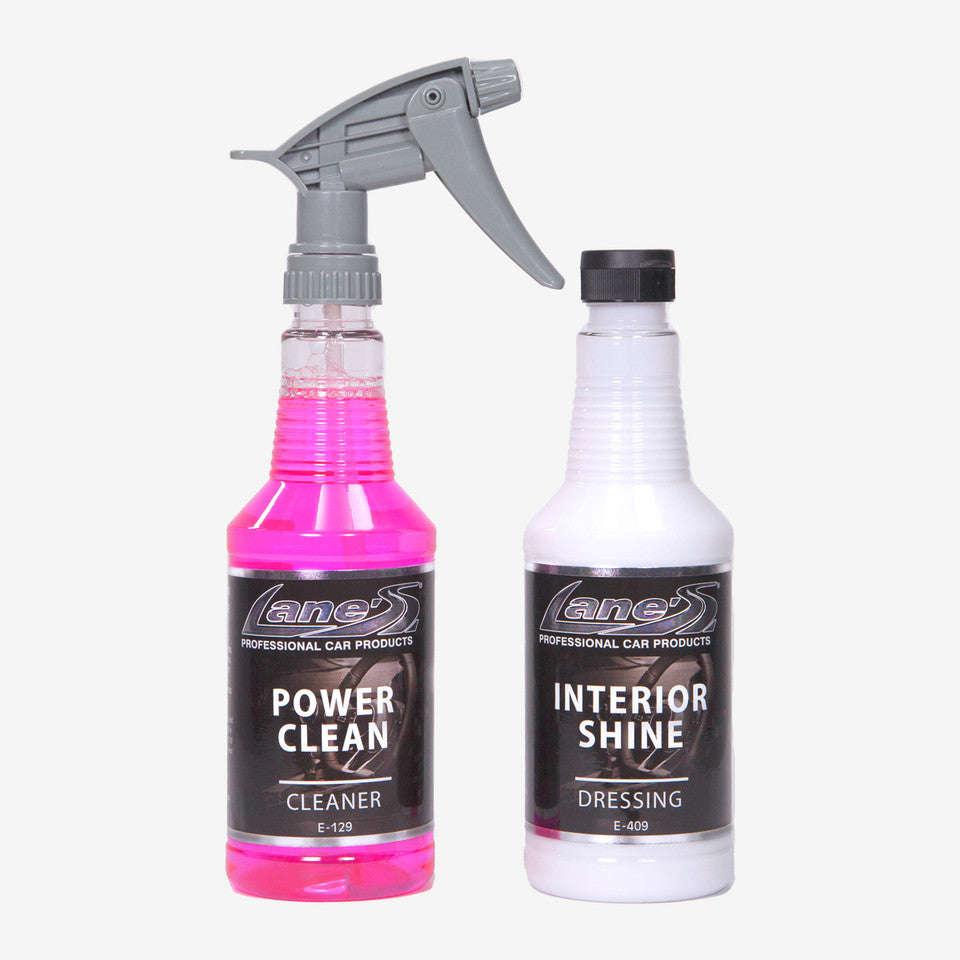 Automotive Interior Shine and Vinyl Cleaner Kit Item 16oz