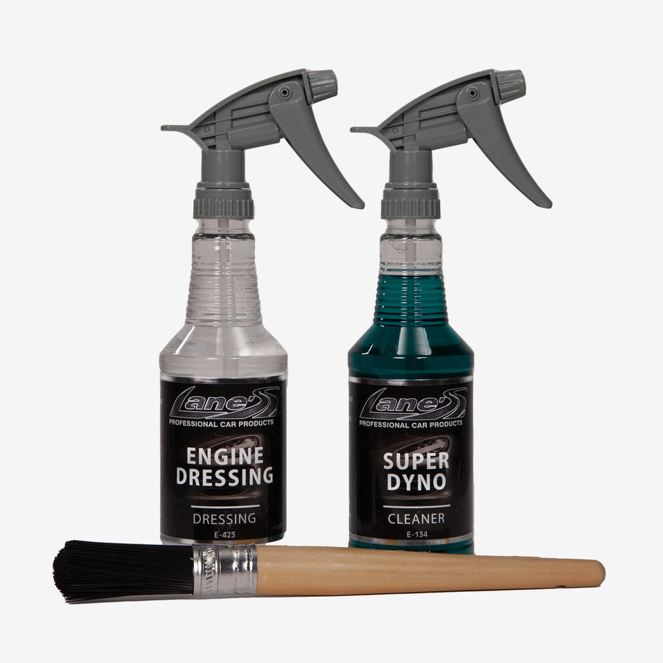 Engine Degreaser, Cleaner & Dressing Kit